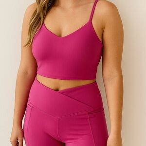 Women's hot Pink workout  Set